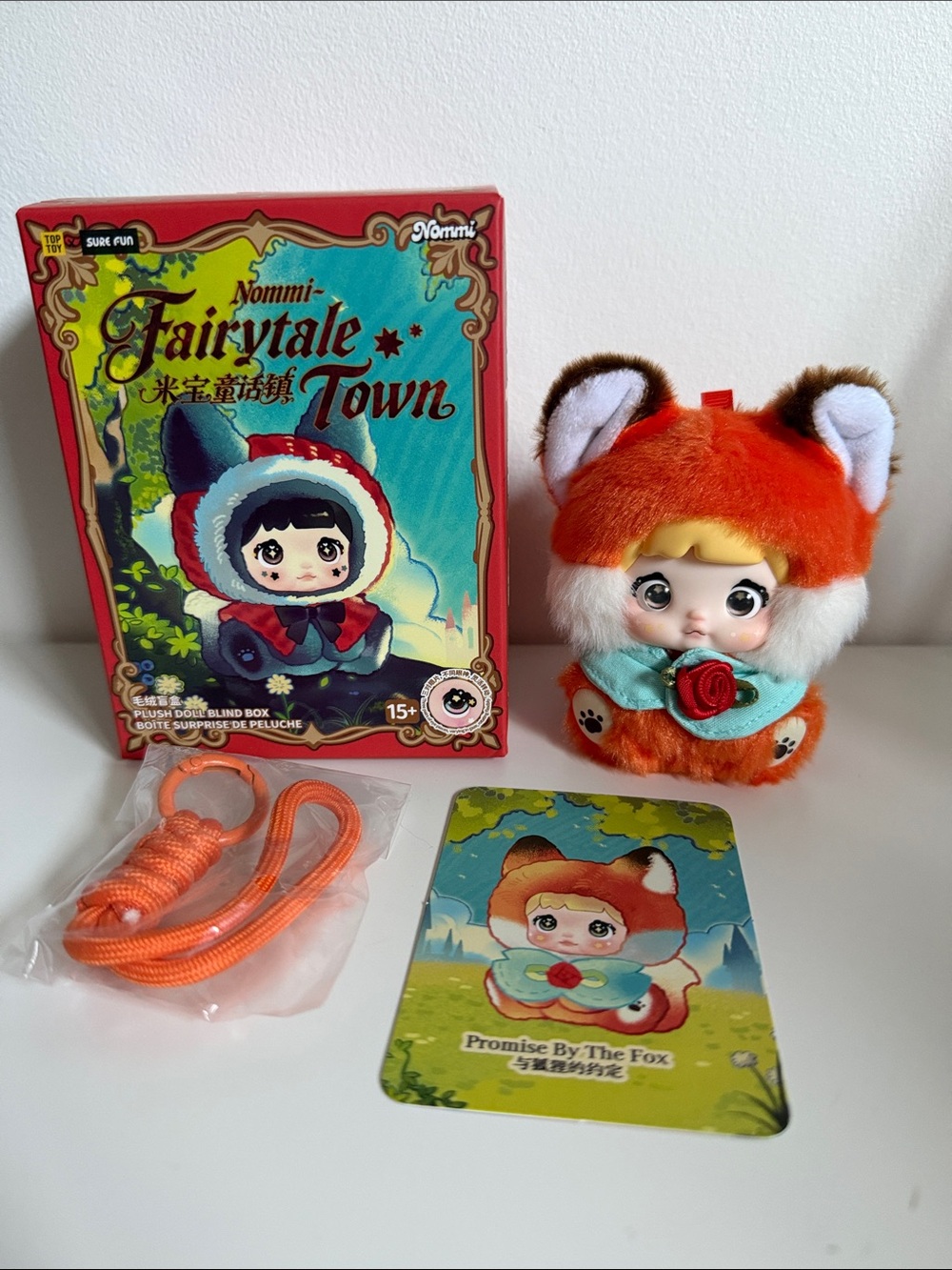 Nommi Fairytale Town Fox Plush Doll - Orange